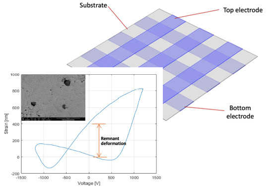 Piezoelectric actuator array