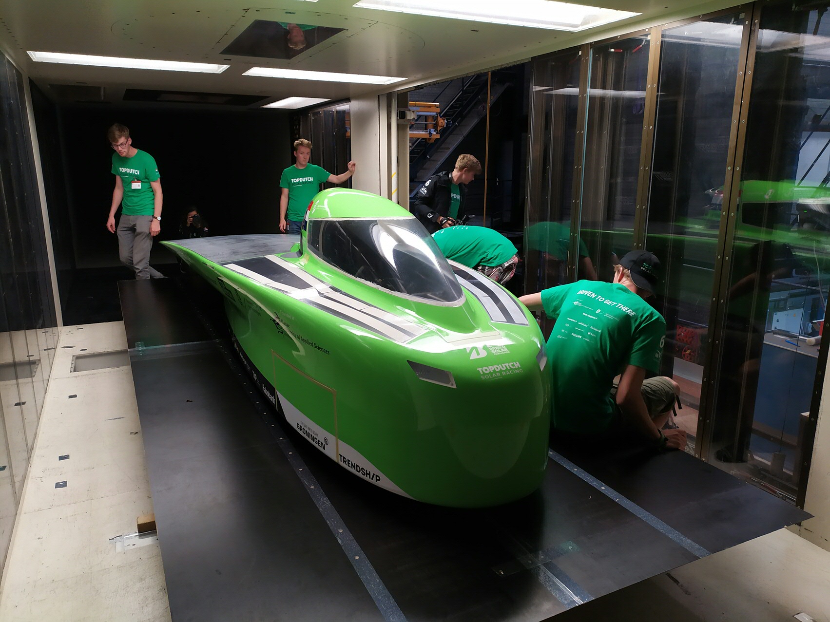 fixing the Green Lightning in the Windtunnel