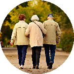Walking people