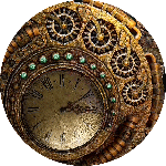 Steam clock