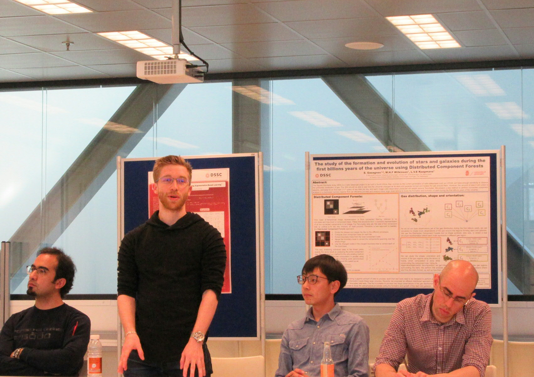 Simon Gazagnes at the DSSC PhD meeting.