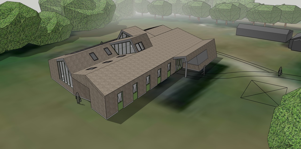 Impressie nieuwbouw Herdershut