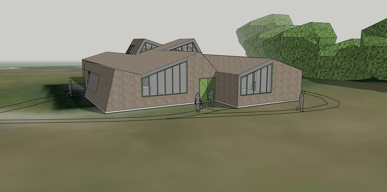 Impressie nieuwbouw Herdershut