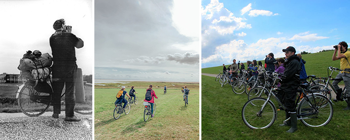 Op de fiets, verrekijker mee!On the bike, bring your binoculars!Mit dem Fahrrad, Fernglas dabei!