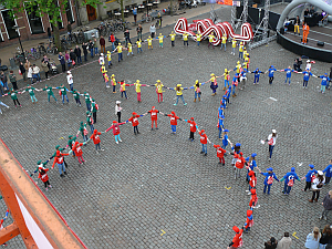 DNA portrayed by schoolchildren