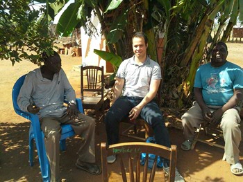 Eric Cezne during fieldwork in Mozambique