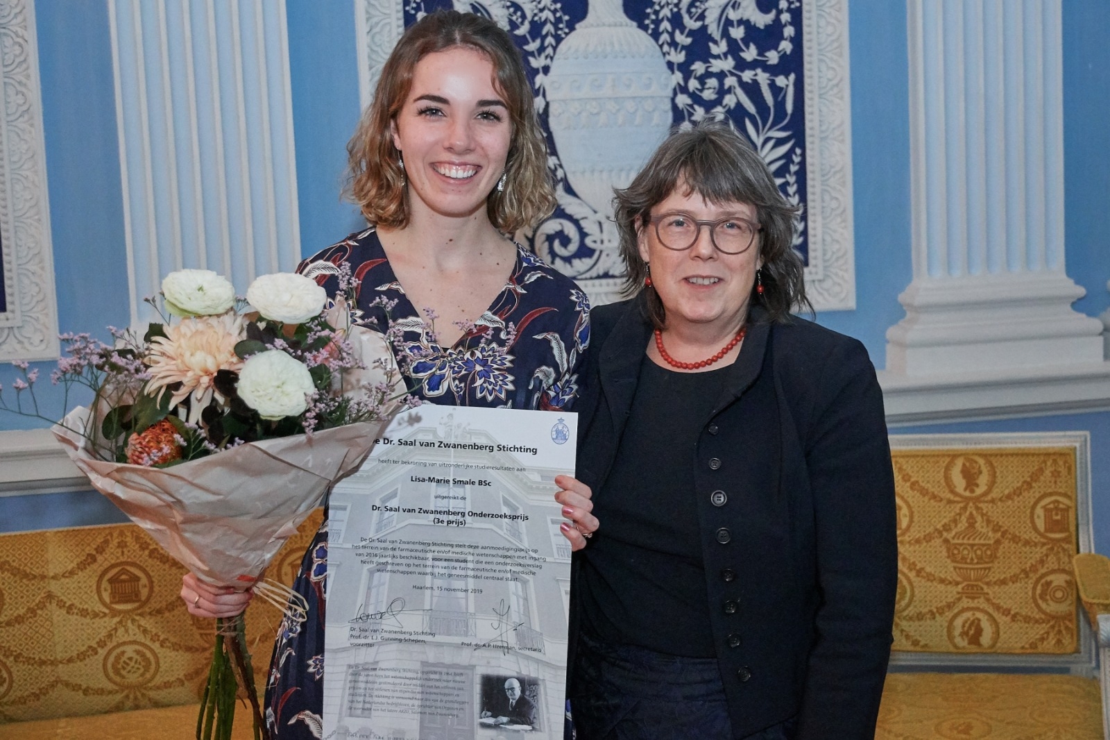 Pharmacy student Lisa Marie Smale awarded Dr Saal van Zwanenberg Prize