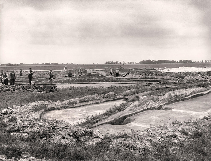 Grafveld te Laudermarke, Groningen.