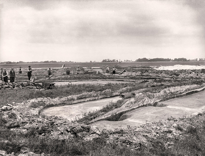 Grafveld te Laudermarke, Groningen.