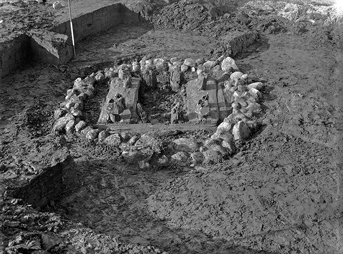 A Bronze Age temple in Bargeroosterveld, Drenthe.