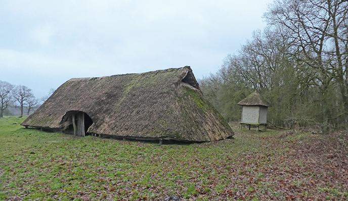 Iron Age reconstruction in Orvelte (Dr.).