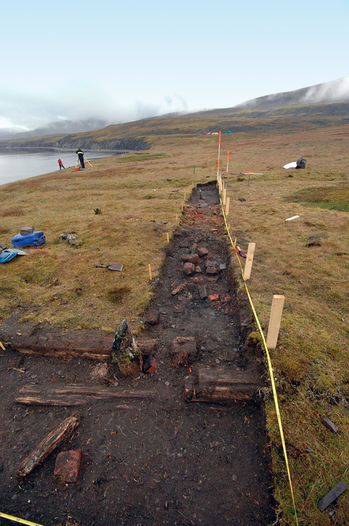 Archeologie op 78 graden noorderbreedte.