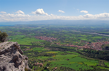 View over the Sibaris plain.