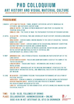 Flyer containing the full programme of the PhD colloquium