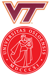 Logo's of Viriginia Tech and the University of Oslo