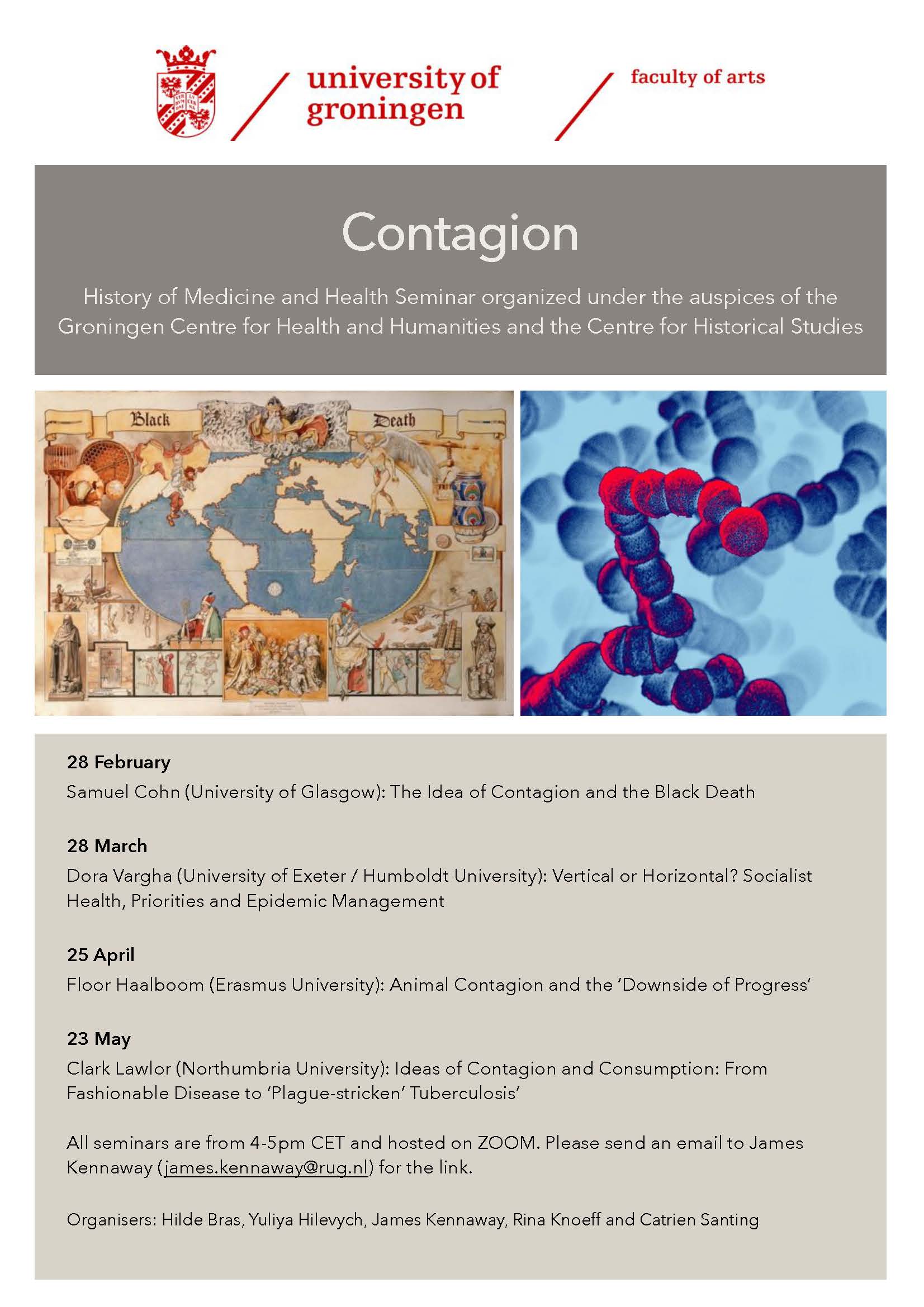 GCHH/CHS Contagion seminar - SAMUEL COHN (University of Glasgow: "The Idea  of Contagion and the Black Death" | Research Centre for Historical Studies  (CHS) | University of Groningen