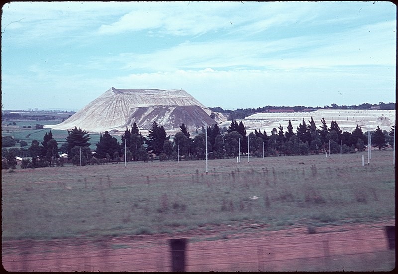 Mine dump in Johannesburg, 1962