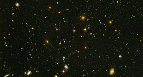 The Hubble ultra deep field is an extremely long exposure of a small patch of the sky, providing a window to the past. Astronomers study galaxy evolution by looking at galaxies on a distance scale. Image credit: NASA, ESA, S. Beckwith (STScI) and the HUDF Team