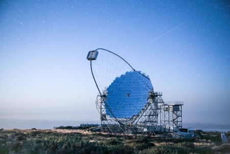 Het prototype van de Large-Sized Telescope op La Palma