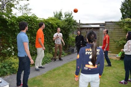 Preparations for the BBQ and Wold Cup match NL-Spain