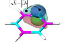 Borazine described using Valence Bond theory