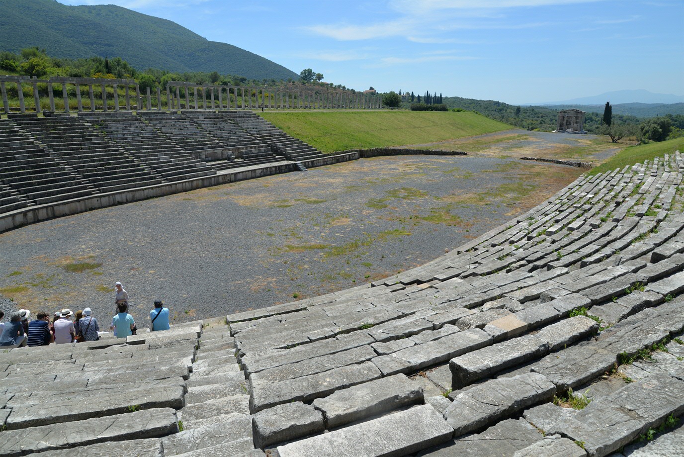 Ancient stadion at Messene