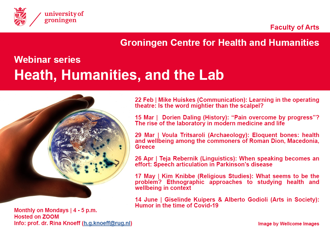 Poster Webinar Series: Health Humanities and the Lab