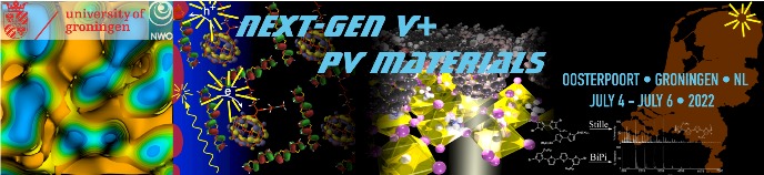 Next-Generation V+: PV Materials, July 4-6, 2022