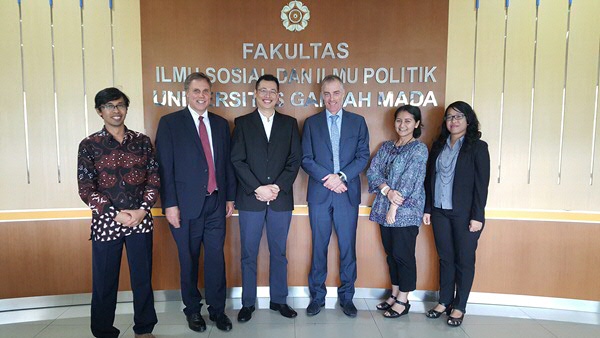 Visit of Dean Oscar Couwenberg (Spatial Sciences) and Prof. Ronald Holzhacker (Director, SEA ASEAN) to Gadjah Mada University