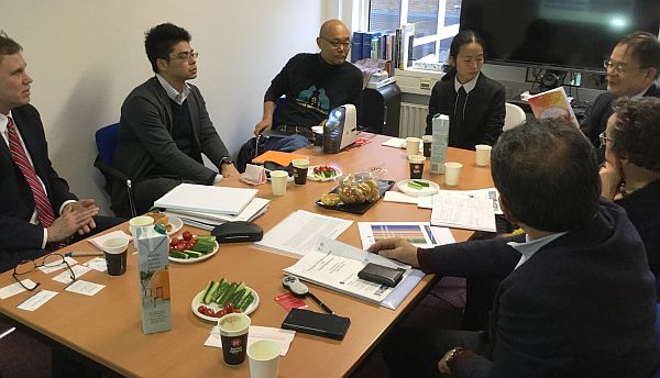 Delegation from Japan visiting the Osaka European Center in Groningen