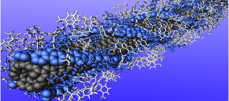 Simulation view on selective wrapping of a CNT by a polymer