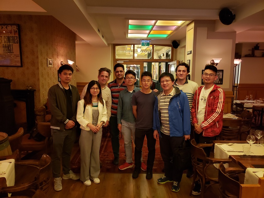 Farewell Dinner Qihong Chen, August 2019