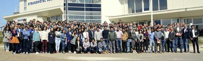 A large portion of our team at the biannual Vlieland meeting (2017)