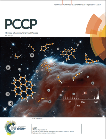 PCCP Cover featuring the work of Schlathölter et al.