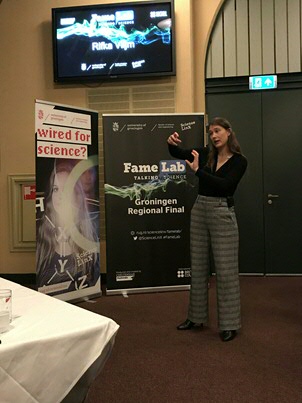 Rifka Vlijm at Famelab Groningen