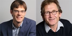 Prof. Roos (links) & Prof. Feringa