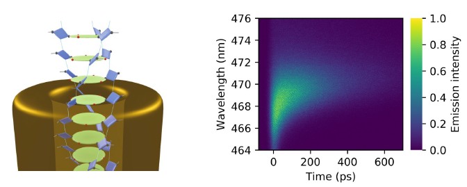 Spectrol and temopral response of a nanostructure
