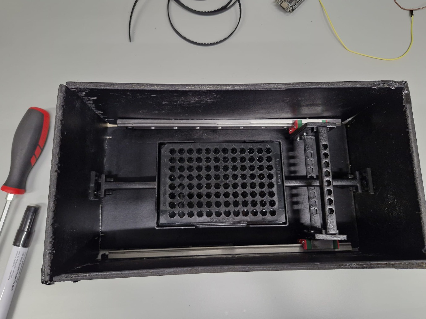Werk in uitvoering: prototype van de plaatlezer