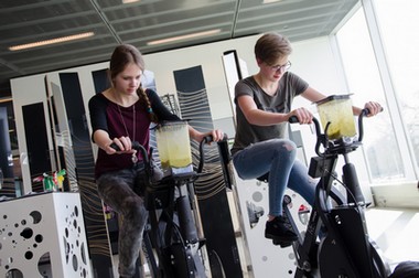Blender Bike, part of the RE:Charge exhibition | Photo Science LinX
