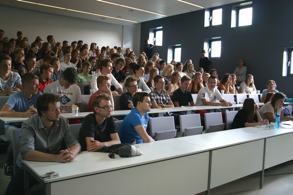 In de collegebanken | Foto Science LinXIn a lecture room | Photo Science LinX
