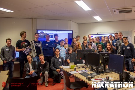 Deelnemers aan de Hackaton | Foto Willeke Mulder / RUG