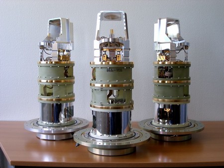 Three of the Band 5 receivers previously produced in Groningen | Photo Kapteyn Institute