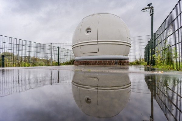 De koepel van de nieuwe sterrenwacht | Foto Martijn Heemstra