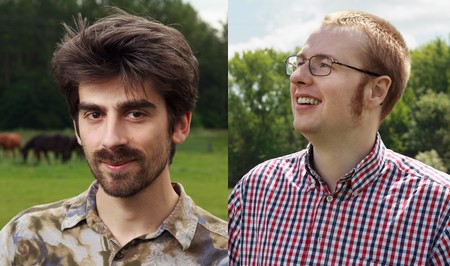 Joint first authors Stefano Tiso and Timo van Eldijk | Photo University of Groningen