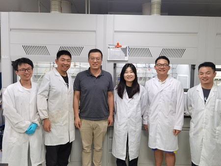 The team from Sun Yat Sen University, left to right: Yuhang Yang, Ke Mo, Depeng Zhao, Yu Zhang, Zheng Dong and Xiaoqiang Ma.