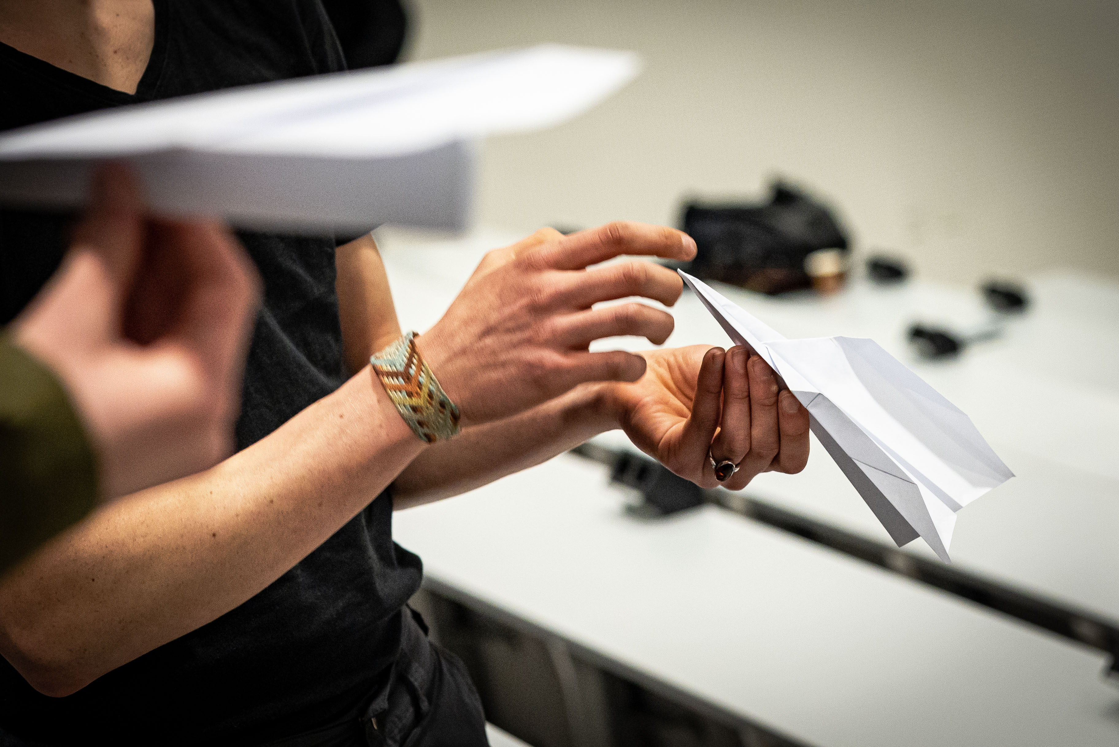 The point of a paper airplane is being improved | Image by Leoni von Ristok