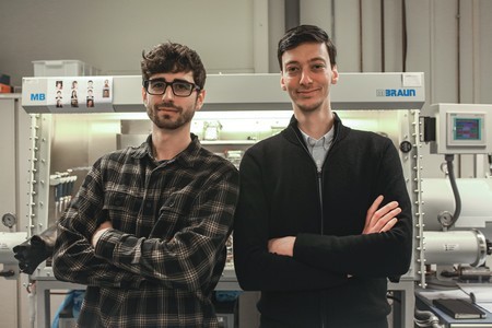 Second author David Garcia Romero (L) and first author Lorenzo Di Mario | Photo University of Groningen