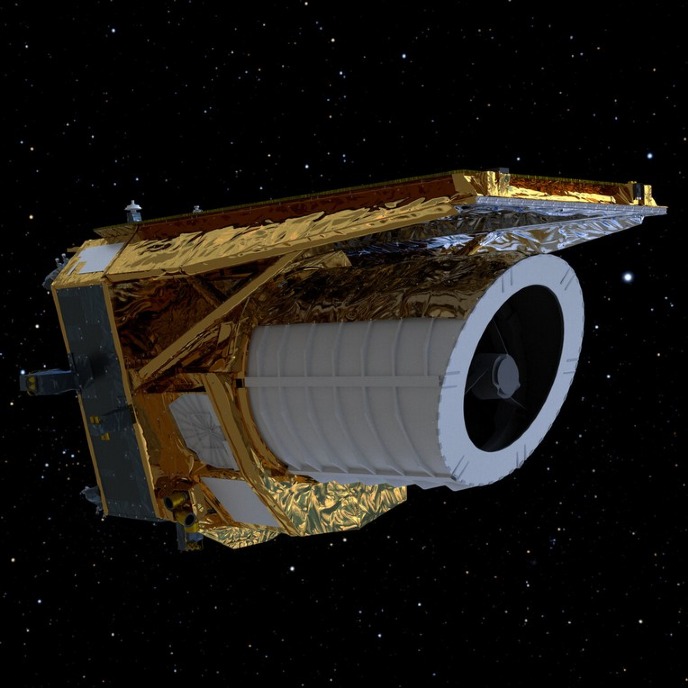 Illustration of the Euclid space telescope
