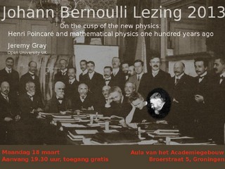 Bernoulli tijdens een Solvay conferentie