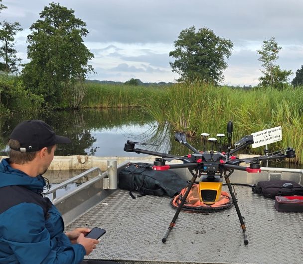 Drones brengen waterplanten in kaart